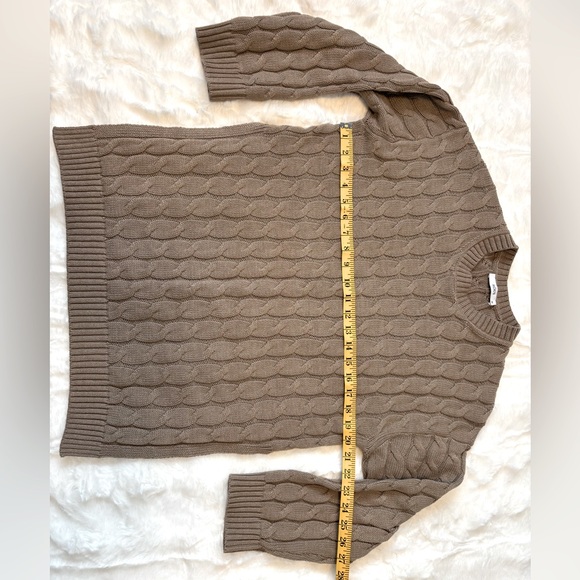 Ricki’s Cable Knit Tunic Length Sweater - Picture 3 of 7